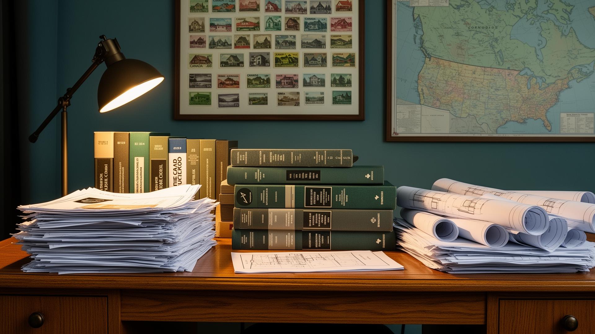 Professional reference library for Canadian home resources